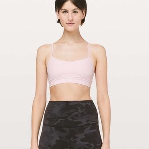 Lululemon Flow Y bra Nulu blissful pink